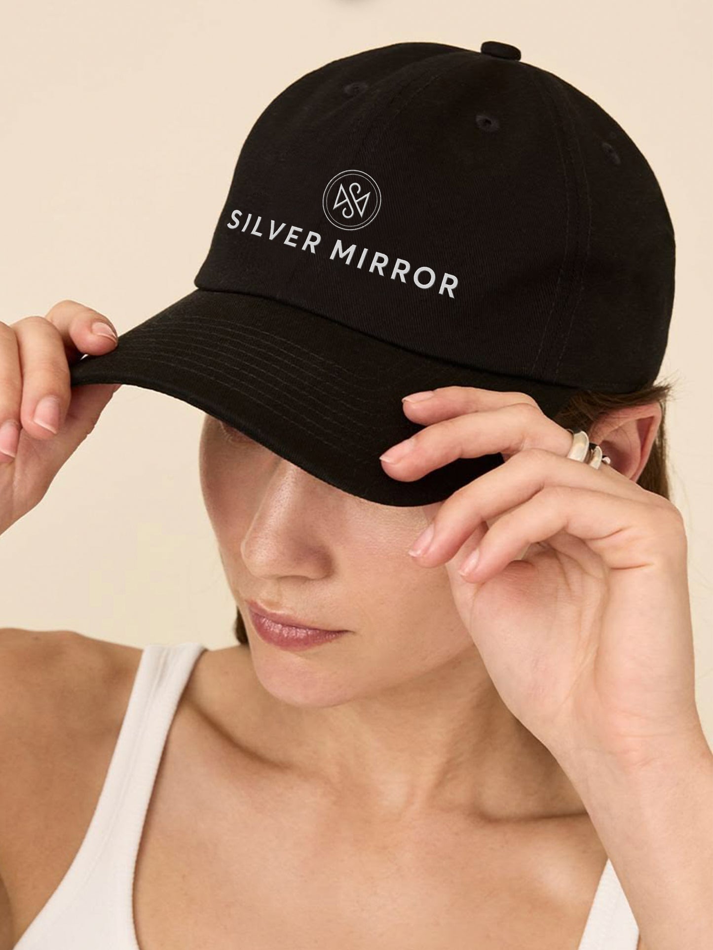 Silver Mirror Baseball Cap