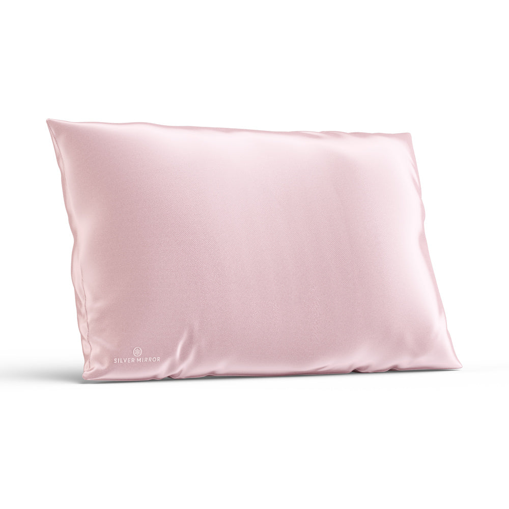 Silver Mirror Silk Pillowcase