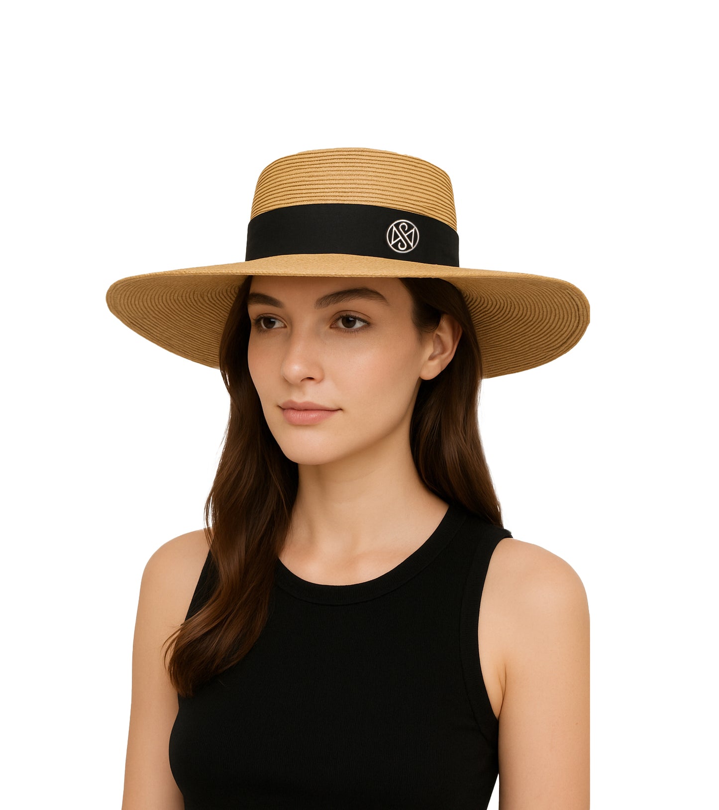 Silver Mirror Wide Brim Sun Hat