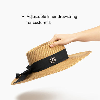 Silver Mirror Wide Brim Sun Hat