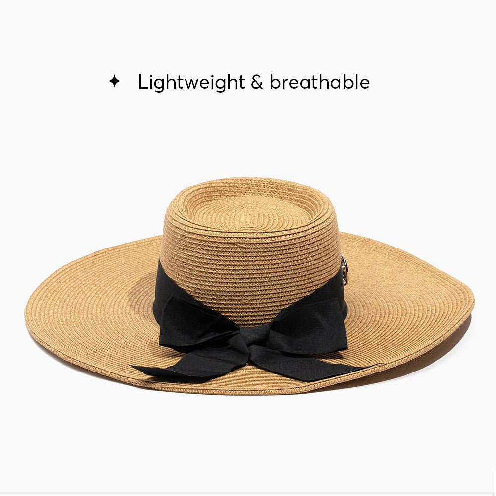 Silver Mirror Wide Brim Sun Hat