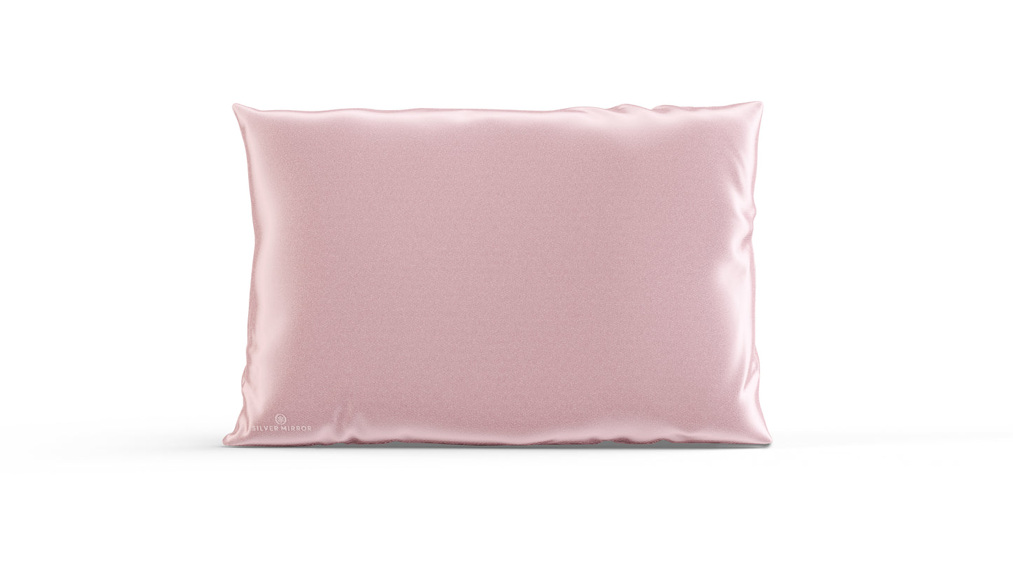 Silver Mirror Silk Pillowcase